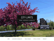 Tablet Screenshot of citylimitsbarandbanquet.com